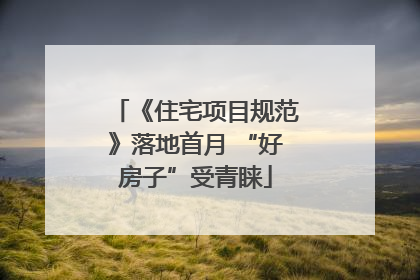 《住宅项目规范》落地首月 “好房子”受青睐