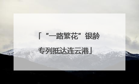 “一路繁花”银龄专列抵达连云港