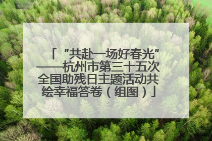 “共赴一场好春光”——杭州市第三十五次全国助残日主题活动共绘幸福答卷（组图）