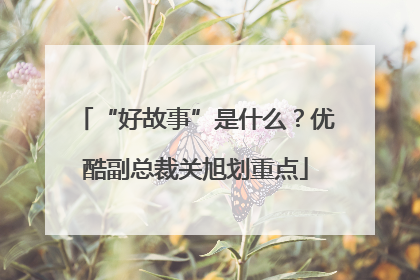 “好故事”是什么？优酷副总裁关旭划重点