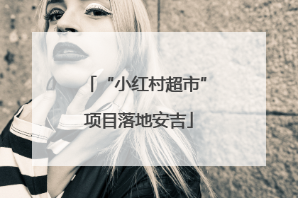 “小红村超市”项目落地安吉