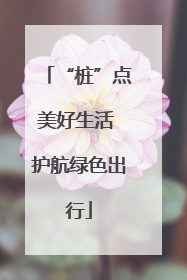 “桩”点美好生活 护航绿色出行