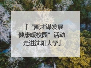 “聚才谋发展 健康暖校园”活动走进沈阳大学