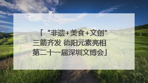 “非遗+美食+文创”三箭齐发 德阳元素亮相第二十一届深圳文博会