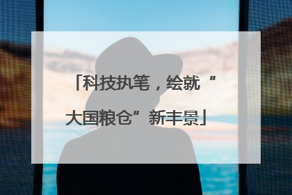 科技执笔，绘就“大国粮仓”新丰景