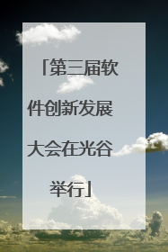 第三届软件创新发展大会在光谷举行