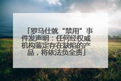 罗马仕就“禁用”事件发声明：任何经权威机构鉴定存在缺陷的产品，将依法负全责