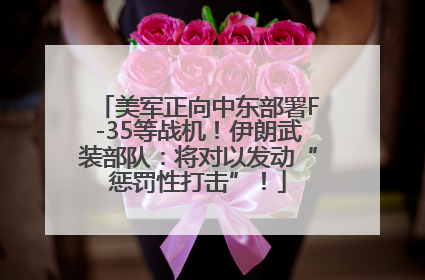 美军正向中东部署F-35等战机！伊朗武装部队：将对以发动“惩罚性打击”！
