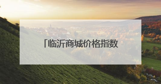 临沂商城价格指数分析（6月19日—6月25日）