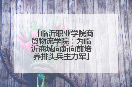 临沂职业学院商贸物流学院：为临沂商城向新向前培养排头兵主力军