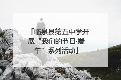 临泉县第五中学开展“我们的节日·端午”系列活动