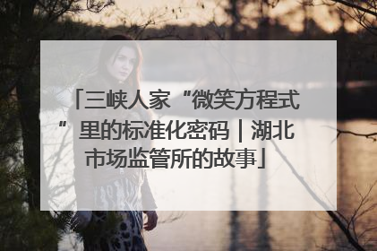 三峡人家“微笑方程式”里的标准化密码｜湖北市场监管所的故事