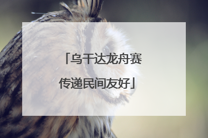 乌干达龙舟赛传递民间友好