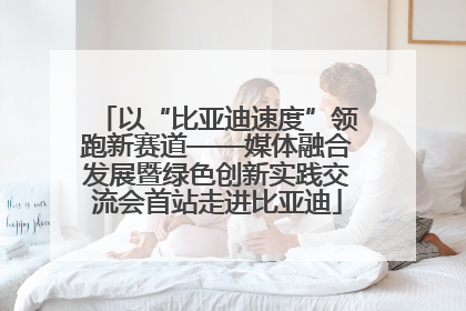 以“比亚迪速度”领跑新赛道——媒体融合发展暨绿色创新实践交流会首站走进比亚迪