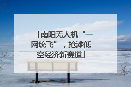 南阳无人机“一网统飞”，抢滩低空经济新赛道
