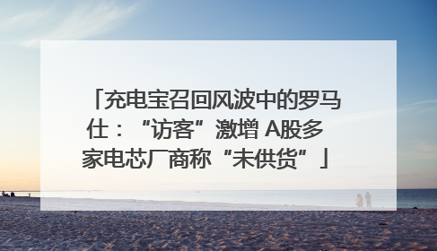 充电宝召回风波中的罗马仕：“访客”激增 A股多家电芯厂商称“未供货”