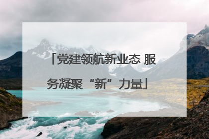 党建领航新业态 服务凝聚“新”力量