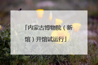 内蒙古博物院（新馆）开馆试运行