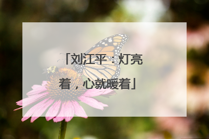 刘江平：灯亮着，心就暖着