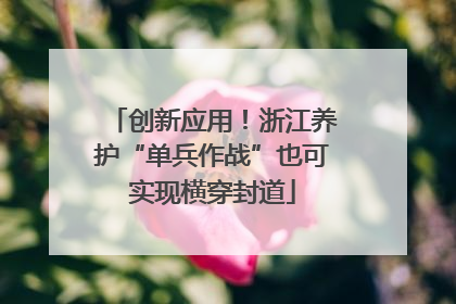 创新应用！浙江养护“单兵作战”也可实现横穿封道
