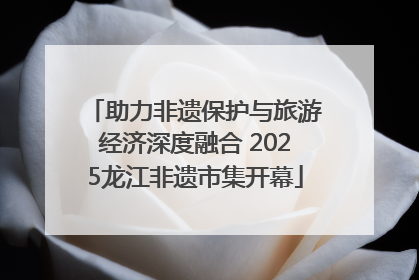 助力非遗保护与旅游经济深度融合 2025龙江非遗市集开幕