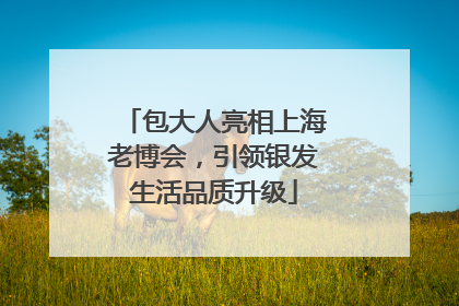 包大人亮相上海老博会，引领银发生活品质升级