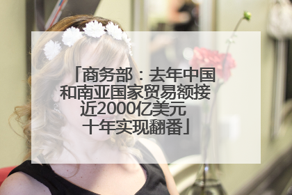 商务部：去年中国和南亚国家贸易额接近2000亿美元 十年实现翻番