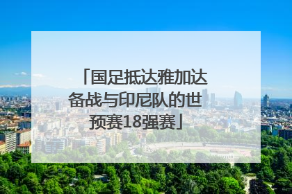 国足抵达雅加达备战与印尼队的世预赛18强赛