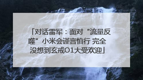 对话雷军：面对“流量反噬”小米会谨言慎行 完全没想到玄戒O1大受欢迎