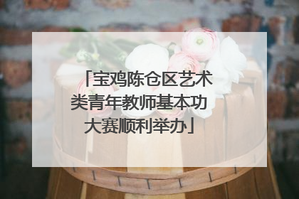 宝鸡陈仓区艺术类青年教师基本功大赛顺利举办