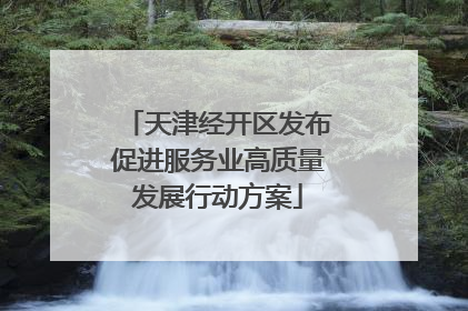 天津经开区发布促进服务业高质量发展行动方案