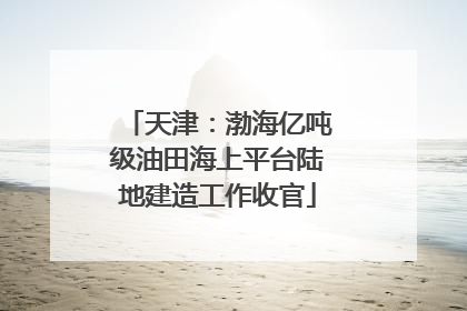 天津：渤海亿吨级油田海上平台陆地建造工作收官