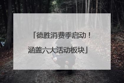 德胜消费季启动！涵盖六大活动板块