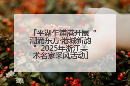 平湖乍浦港开展“潮涌东方·港城新韵”2025年浙江美术名家采风活动