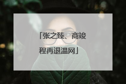 张之臻、商竣程再退温网