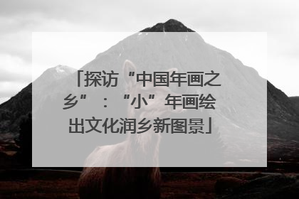 探访“中国年画之乡”：“小”年画绘出文化润乡新图景