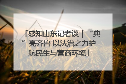 感知山东记者谈｜“典”亮齐鲁 以法治之力护航民生与营商环境