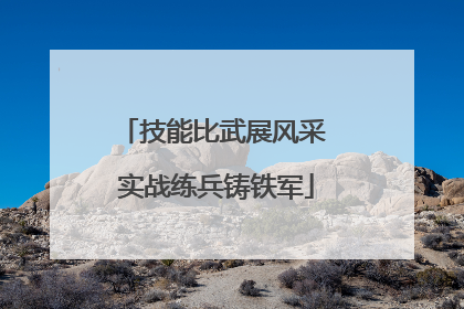 技能比武展风采 实战练兵铸铁军