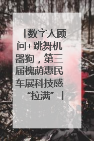 数字人顾问+跳舞机器狗，第三届槐荫惠民车展科技感“拉满”