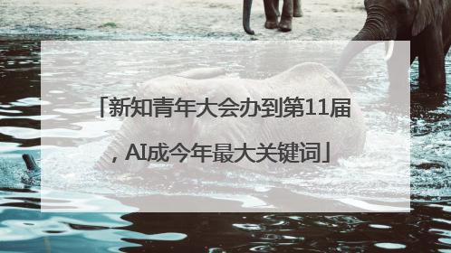 新知青年大会办到第11届，AI成今年最大关键词