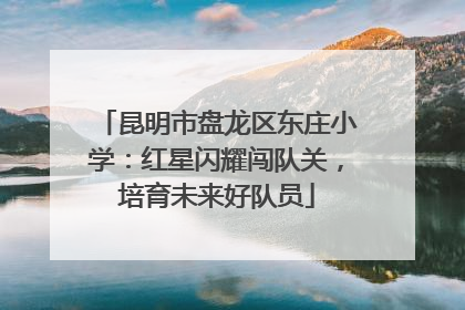 昆明市盘龙区东庄小学：红星闪耀闯队关，培育未来好队员