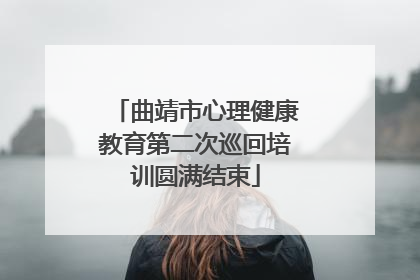 曲靖市心理健康教育第二次巡回培训圆满结束