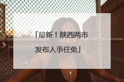 最新！陕西两市发布人事任免