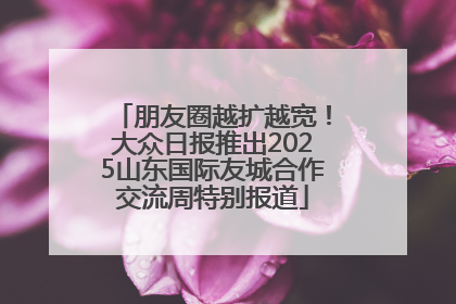 朋友圈越扩越宽！大众日报推出2025山东国际友城合作交流周特别报道