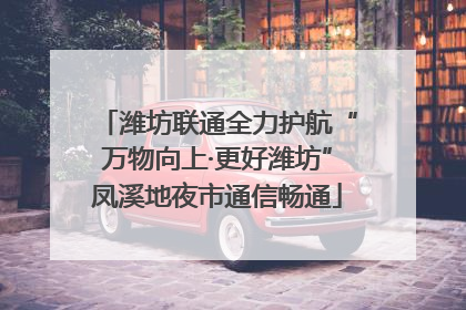 潍坊联通全力护航“万物向上·更好潍坊”凤溪地夜市通信畅通