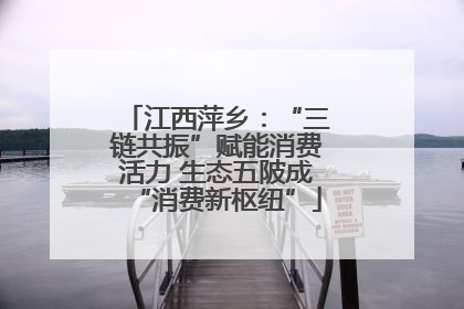 江西萍乡：“三链共振”赋能消费活力 生态五陂成“消费新枢纽”