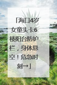 海口4岁女童头卡6楼阳台防护栏，身体悬空！危急时刻→