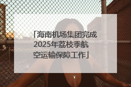 海南机场集团完成2025年荔枝季航空运输保障工作