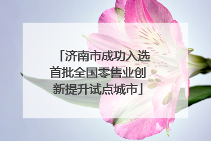 济南市成功入选首批全国零售业创新提升试点城市