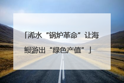 浠水“锅炉革命”让海鳗游出“绿色产值”